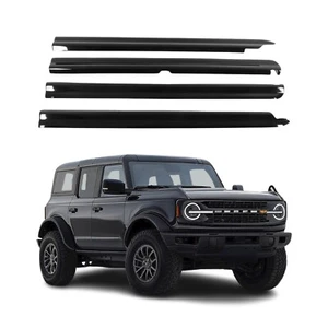 Side Window Vent Visor Sun Rain Deflector Guard 4Pce for Ford Bronco 2021-2025 - Picture 1 of 10