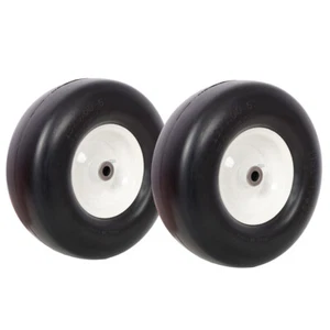 2pcs 13x5.00-6"Flat Free Lawn Mower tires,Zero Turn Mower replacement Solid Tire - Picture 1 of 12