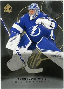 2020-21 UD SP Authentic Andrei Vasilevskiy Black Gold Auto #100 - Picture 1 of 1