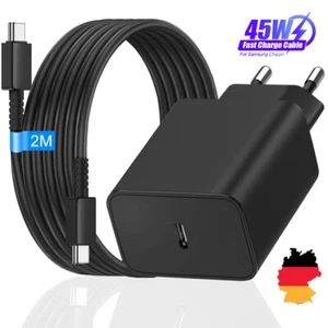 2M Fast Charger 45W Schnellladegerät Ladekabel für Samsung Galaxy S25 Smartphone - Bild 1 von 15