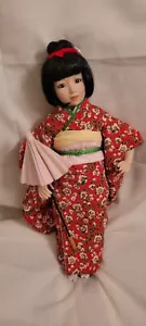 Vintage Lenox Sakura Japanese Girl Porcelain Doll Children Of World - Picture 1 of 12