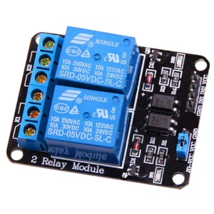 2-Kanal Relais 5V 10A mit Optokoppler für Arduino Modul Channel Relay - Picture 1 of 1