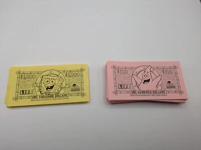 2005 Game of Life SpongeBob SquarePants - Replacement Play Money!  - Image 1 of 3
