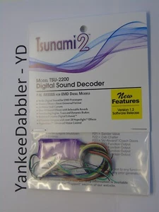 Soundtraxx {885005} Ver 1.2 TSU-2200 2 amp Tsunami2 for EMD Diesel YANKEEDABBLER - Picture 1 of 2