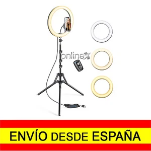 Tripode con Aro de Luz LED Móvil 3 Colores Bluetooth 160Cm Entrega 24-48H. a5817 - Imagen 1 de 6