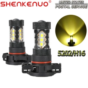 Kit de bombillas antiniebla LED 5202/H16 amarillo para Chevy Silverado 1500 2500 2007-2015 - Imagen 1 de 8