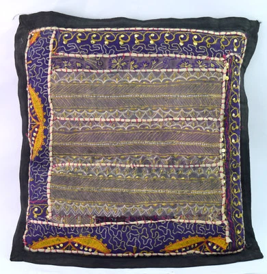 Nice Vintage Tapestry Cushion Cover Hand Embroidered Elegant Look. i17-250 - Image 1 of 4