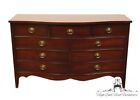 DIXIE FURNITURE Mahogany Traditional Duncan Phyfe Style 56" Double Dresser 964