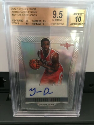 2012-13 PANINI PRIZM RC TERRENCE JONES #5/25 BGS 9.5 AUTO 10 - Image 1 of 2