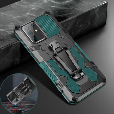 For Samsung Galaxy S24 S23 Ultra S22 A15 Magnetic Armor Rugged Stand Case Cover - Image 1 of 4