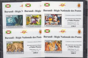 ST936Id. Burundi - MNH - Art - Pablo Picasso  - 2013 - Deluxe - imperf - Picture 1 of 1