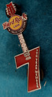 HRCPCC PIN COLLECTOR CLUB 7ÈME ANNÉE ROUILLE ROUGE 7 FORMES GUITARE AWARD Hard Rock Cafe