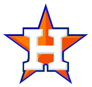 Houston Astros H Star Logo Vinyl Decal / Sticker 6 Sizes!!! - Picture 1 of 1
