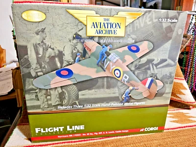 🔥 CORGI LE Hawker Hurricane Mk1 P2923 Albert Lewis Castle Camps + 3 Fig🔥NIBOX! - Image 1 of 4