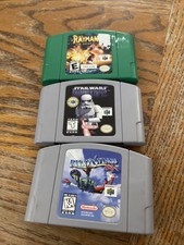 Star Wars Shadows Of The Empire Nintendo Pilotwings 64 & Rayman The Great Escape