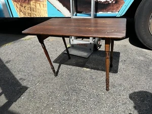 Antique South Paris Mfg Co Maine Folding Wood Sewing Table No. 13 Small Version - Picture 1 of 9