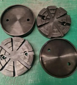 Premium 2 post lift pads Set of 4. 106mm plate 70mm bolt pattern (ctrs) - Picture 1 of 1