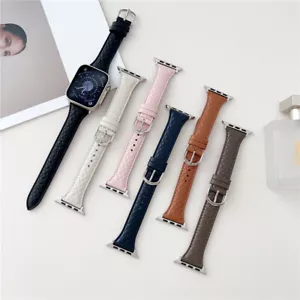 Correa de cuero para mujer para Apple Watch 10 9 8 7 6 SE Ultra 2 41/42/45/46/49 mm - Imagen 1 de 12