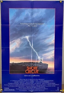 PÓSTER DE PELÍCULA CORTOCIRCUITO FF ORIGINAL DE UNA HOJA ALLY SHEEDY (1986) - Imagen 1 de 7