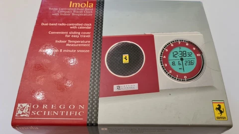 OREGON SCIENTIFIC RADIO CONTROLLER TRAVEL CLOCK FERRARI EDITION Cover