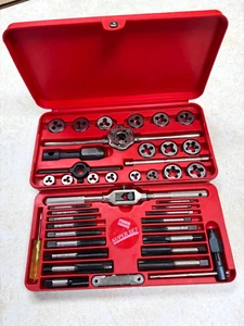 HANSON TAP & HEX DIE SUPER SET #24606 - #4 THRU 1/2" - PRE-OWNED - U.S.A. - Picture 1 of 14