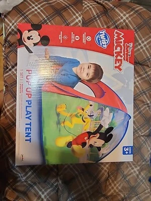Tienda de campaña emergente Disney Mickey Mouse para niños icónica Mickey Mouse y Plutón Foto 1 de 2