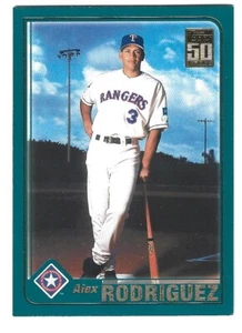 D 2001 Topps Baseball Alex Rodriguez AROD Rangers #612 NRMT - Picture 1 of 1