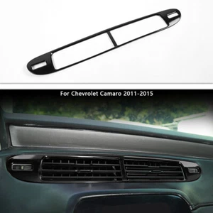 Center Console Air Vent Outlet Panel Trim Bezel For Chevy Camaro 2011-2015 Black - Picture 1 of 11