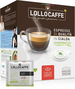 LOLLO CAFFE' CIALDE in CARTA ESE 44MM MISCELA NERA MOKONA/TAZZONA COMPATIBILI (1 - Foto 1 di 12