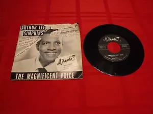 Arthur Lee Simpkins 7" 45 RPM 1960 Shine Miss Liberty Shine I Believe Miranda - Foto 1 di 8