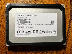Crucial M500 CT120M500SSD1 120 GB 2.5 in SATA III Solid State Drive - Picture 1 of 2