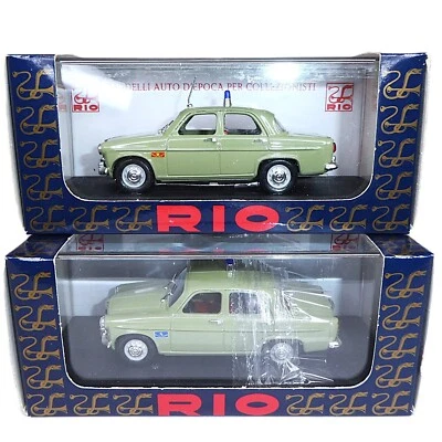 Alfa Romeo Giulietta TI 750 Polizia Police Italia 1/43 Diecast ELIGE RIO iXO Jr Foto 1 de 4