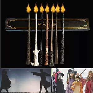 Harry Potter Feuer Zauberstab Real Flame Cosplay Stäbe Stick Spielzeug Boxed DE - Bild 1 von 15
