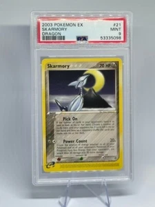 Pokemon Skarmory Ex Dragon 21/97 PSA 9 MINT - Picture 1 of 1