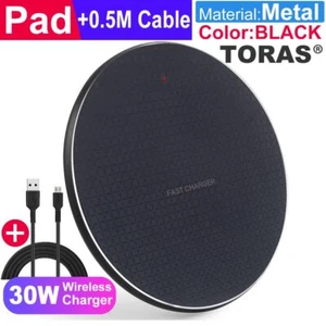   Wireless Charger for iPhone 11 Xs Max X XR 8 Plus, Samsung Note 9/8  S10 plus - Picture 1 of 8