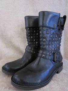 UGG Australia Conor 1003605 Studded Black Leather Boots Schuhe US 5 M EUR 36 Neu ohne Karton - Bild 1 von 7