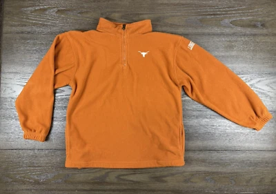 Suéter University of Texas Longhorns Naranja Quemado Niños Talla 12/14 XL Borde Pro Foto 1 de 4