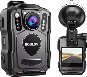 BOBLOV M5 2K Police Body Camera GPS &1440P Body Mounted Cam Body Mounted Camera - Picture 1 of 62