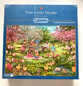 GIBSONS Puzzle CINQUE LITTLE ANACKS Illustrato D Cook 1000 Pezzi Britannico SIGILLATO UK - Foto 1 di 3