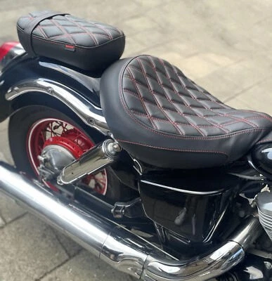 2-Up Passenger Rider Softer Seat Pad For Honda Shadow ACE VT750C 1998-2003 Foto 1 de 4