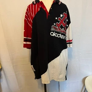 Camisa Polo Akademiks Forgotten Heroes Patchwork 3XL Hip Hop De Colección Y2K Streetwear - Imagen 1 de 10
