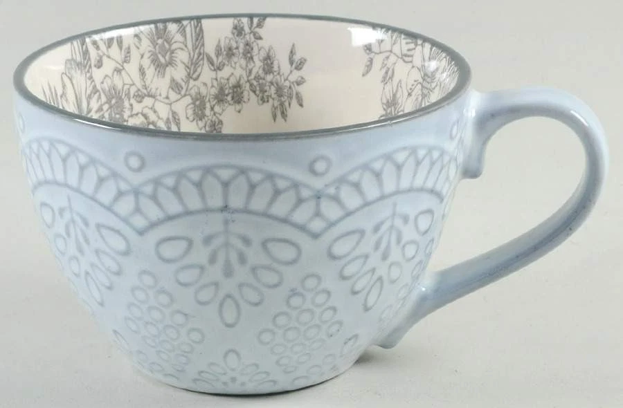 Caneca cinza Pfaltzgraff Gabriela 11293165 - Imagem 1 de 1