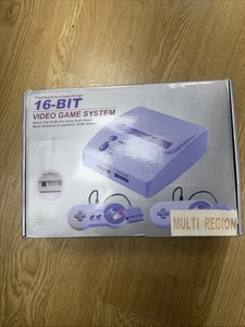 16-bit Entertainment System Gamerz Tek Compatible With SNES/SFC MULTI REGION - Picture 1 of 8