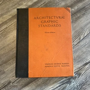 Architectural Graphic Standards Third Edition 1947 Charles Ramsey Harold Sleeper - Picture 1 of 7