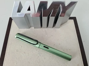 Lamy AL-star 024 "B" silver green pluma estilográfica escolar 2010 - Imagen 1 de 5