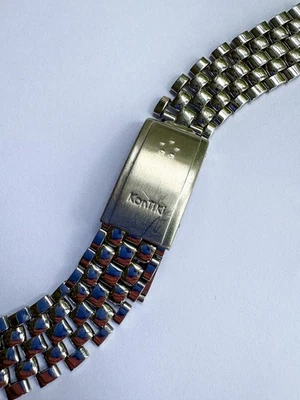 Pulseira de aço inoxidável vintage Eterna Kontiki por Gay Freres - 18,5 mm - Imagem 1 de 4