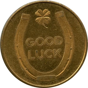 Insolito tipo di gioco da casinò $20? Gettone trifoglio ferro di cavallo buona fortuna - Foto 1 di 2