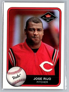 Fleer Platinum #307 Jose Rijo 2001 - Imagen 1 de 2