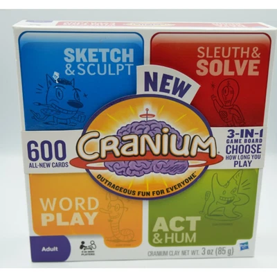 Cranium 3-in-1 Game Board Edition with 600 Cards – Adult Party Game –Complete - Image 1 of 2