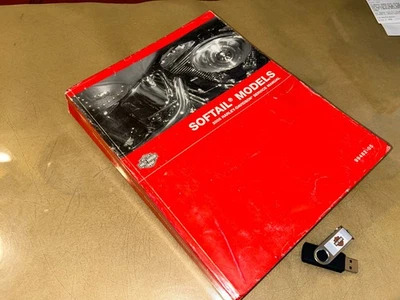 Harley-Davidson Softail 2005 manual de servicio + bonificación USB_FXST B C D/FLST C N F SC Foto 1 de 4